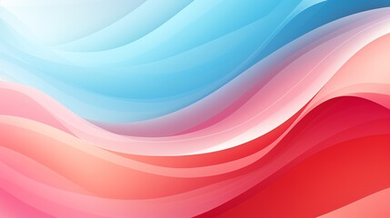 Abstract background with flowing pink and blue waves.