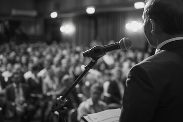 Mayoral Candidate Delivers Passionate Speech at Town Hall  