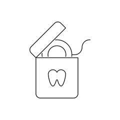 Floss vector icon