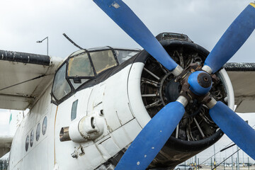 old plane turbo prop
