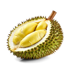 Obraz premium Durian fruit open