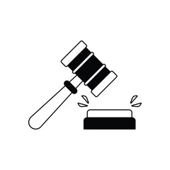 Gavel vector icon