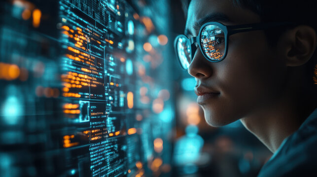 cyber security dashboards, A futuristic office filled with digital interfaces showcasing real-time cyber security dashboards. A team of diverse professionals collaborate,