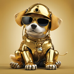 3d render of a robot