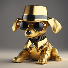 3d adventurer with binoculars
