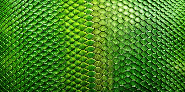 Green snakeskin texture with detailed scales and vibrant coloration, reptile, pattern, texture, exotic, scales, green, natural