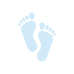 Footprint vector icon
