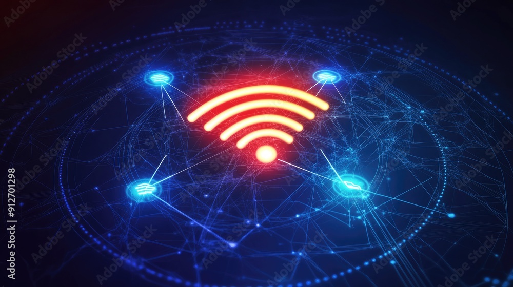 Poster communication and network connection concept