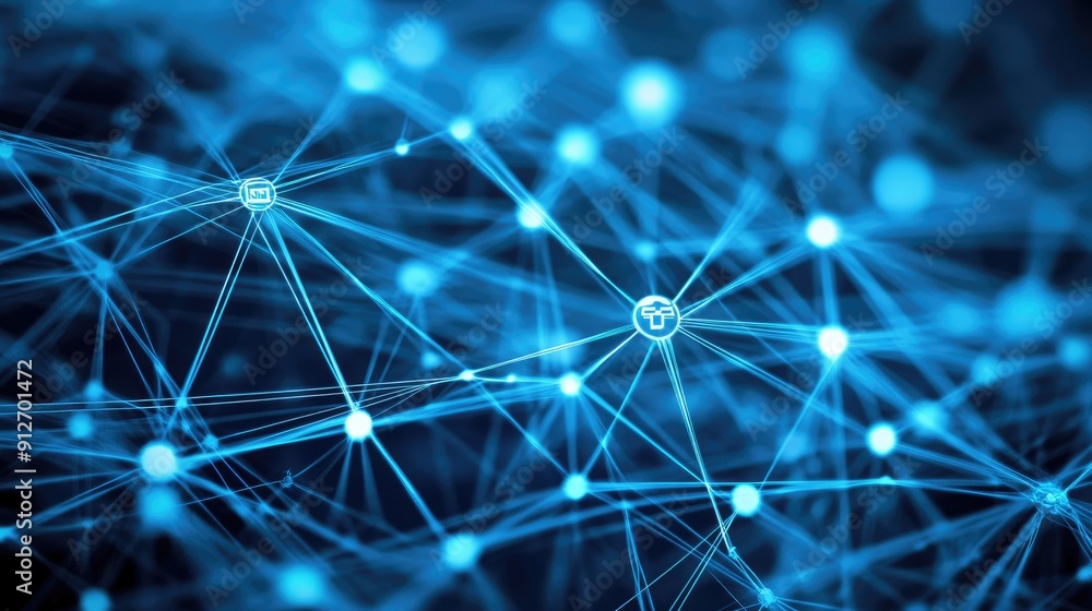 Poster communication and network connection concept