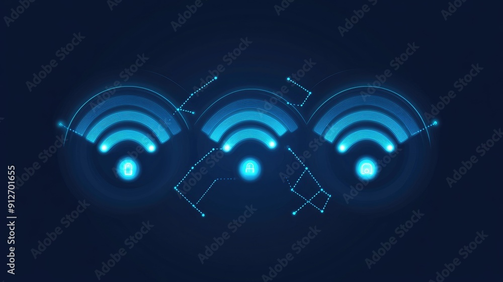 Poster communication and network connection concept