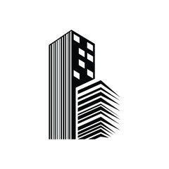 letter b building logo design  template, editable eps 10.