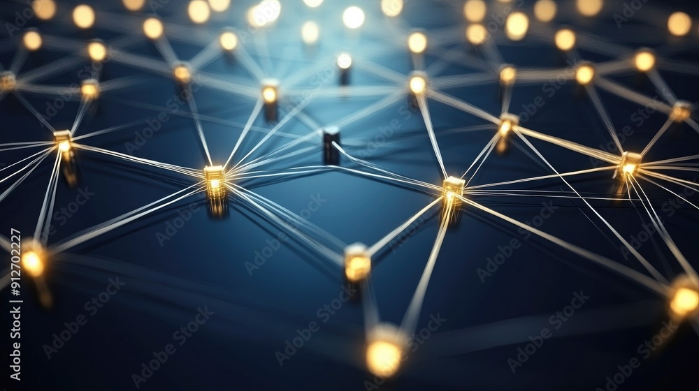 Poster communication and network connection concept