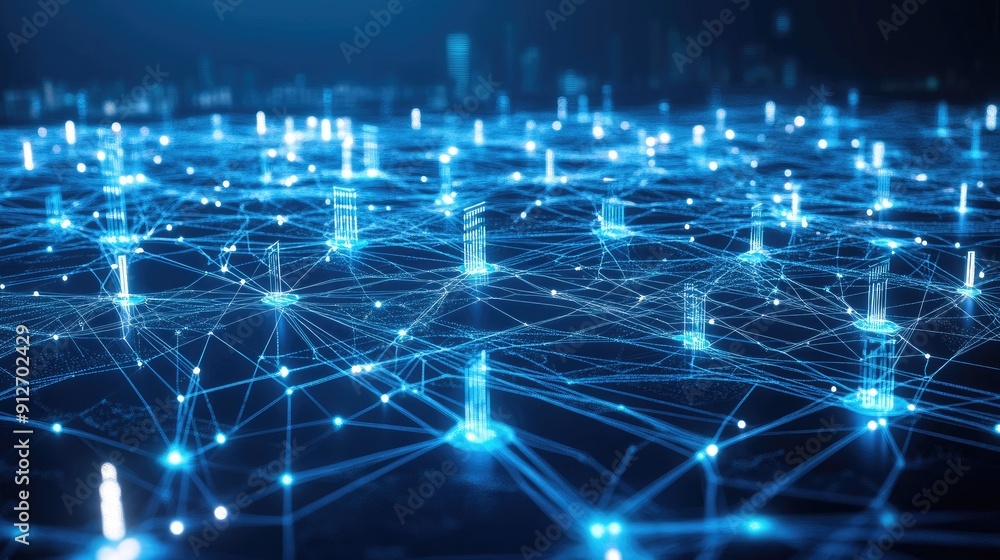 Poster communication and network connection concept