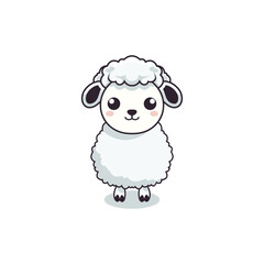 Fototapeta premium cute sheep logo designs template