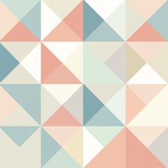 Pastel Geometric Pattern