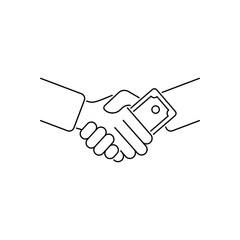 Corruption vector icon