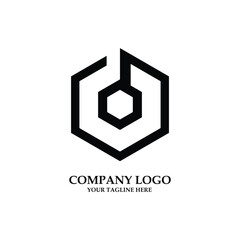Fototapeta premium Simple elegant company logo design