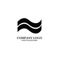 Creative isolated simple logo design modern