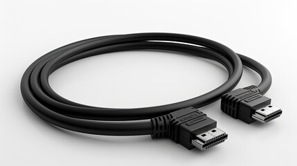 Cable on white background.