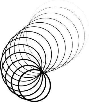 recommend clip art: Circle with waves line gradient. Concept digital, technology, modern, science