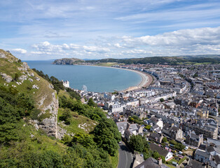 Llandudno Bay from Great Orme, North Wales, United Kingdom