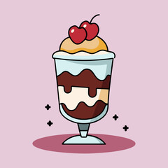 Delicious Dessert Vector Illustrations