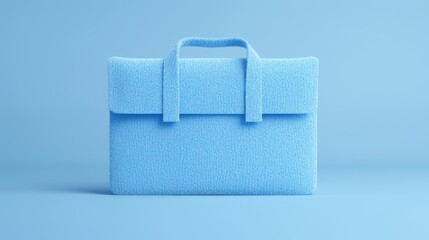 Obraz premium Laptop sleeve on a solid color background, detailed texture