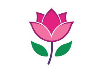 Flowers Icon Collection: Elegant Vector Graphics & Designs