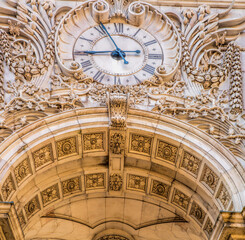 Ceiling of the triumphal arch from Lisbon to Portugal
