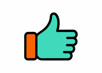 Thumbs Up Icon Design: Elegant Vector Illustrations & Art