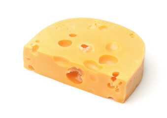 Piece of Maasdam cheese