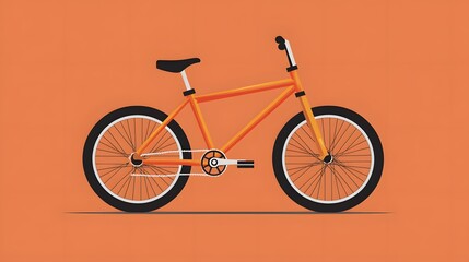 Fototapeta premium bicycle on the wall