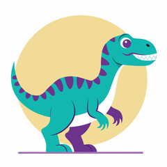 Obraz premium Playful Cartoon Dinosaur Designs