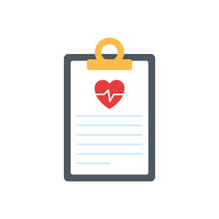 Medical report vector icon