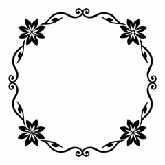 Obraz premium Elegant Vintage Floral Frames