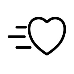 Fast Heartbeat line icon