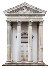 Obraz premium PNG Roman pillars arch architecture building housing.