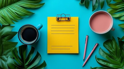 A to-do list with items being checked off, Monday morning, productivity and organization