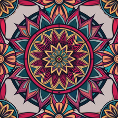 Mandala Coloring book page coloring flower mandala