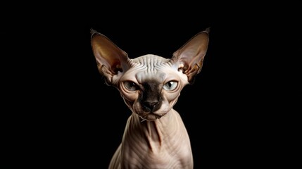 Sphynx Cat Portrait