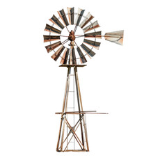 A farm windmill, farm equipment, isolated on transparent background