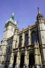 Fototapeta premium The Old Town Hall is one of the most important medieval town halls in Germany. Its oldest building dates back to the 13th century. Brunswick, Germany.