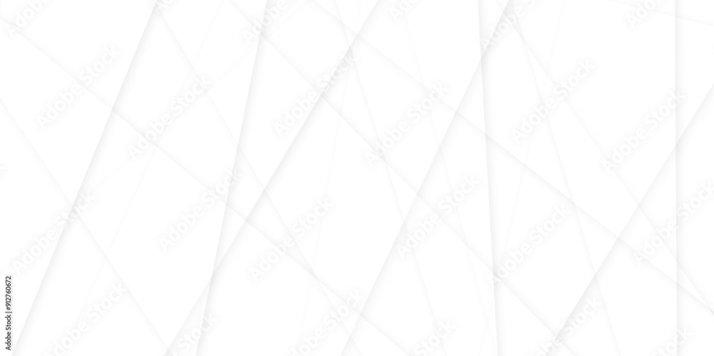 Aufkleber abstract modern white and gray geometric lines vector background. squares in bright light with soft 