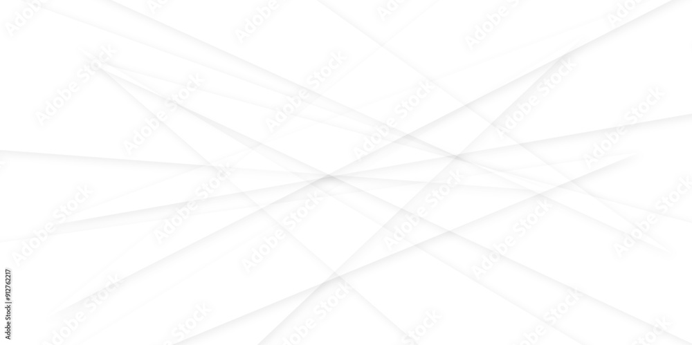 Aufkleber abstract modern white and gray geometric lines vector background. squares in bright light with soft 