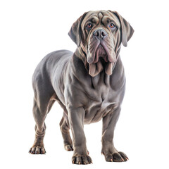 Mastino Napoletano, Neapolitan Mastiff, Bulldog,Italian Mastiff isolated on a white background