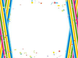 紙吹雪漫画背景