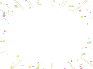 紙吹雪漫画背景