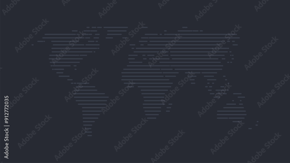 Poster wolrd map vector with different style. doted world map vector design.