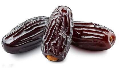 Ajwa Dates isolated on white background