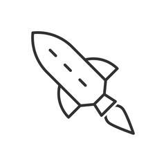 rocket launch icon sign symbol
